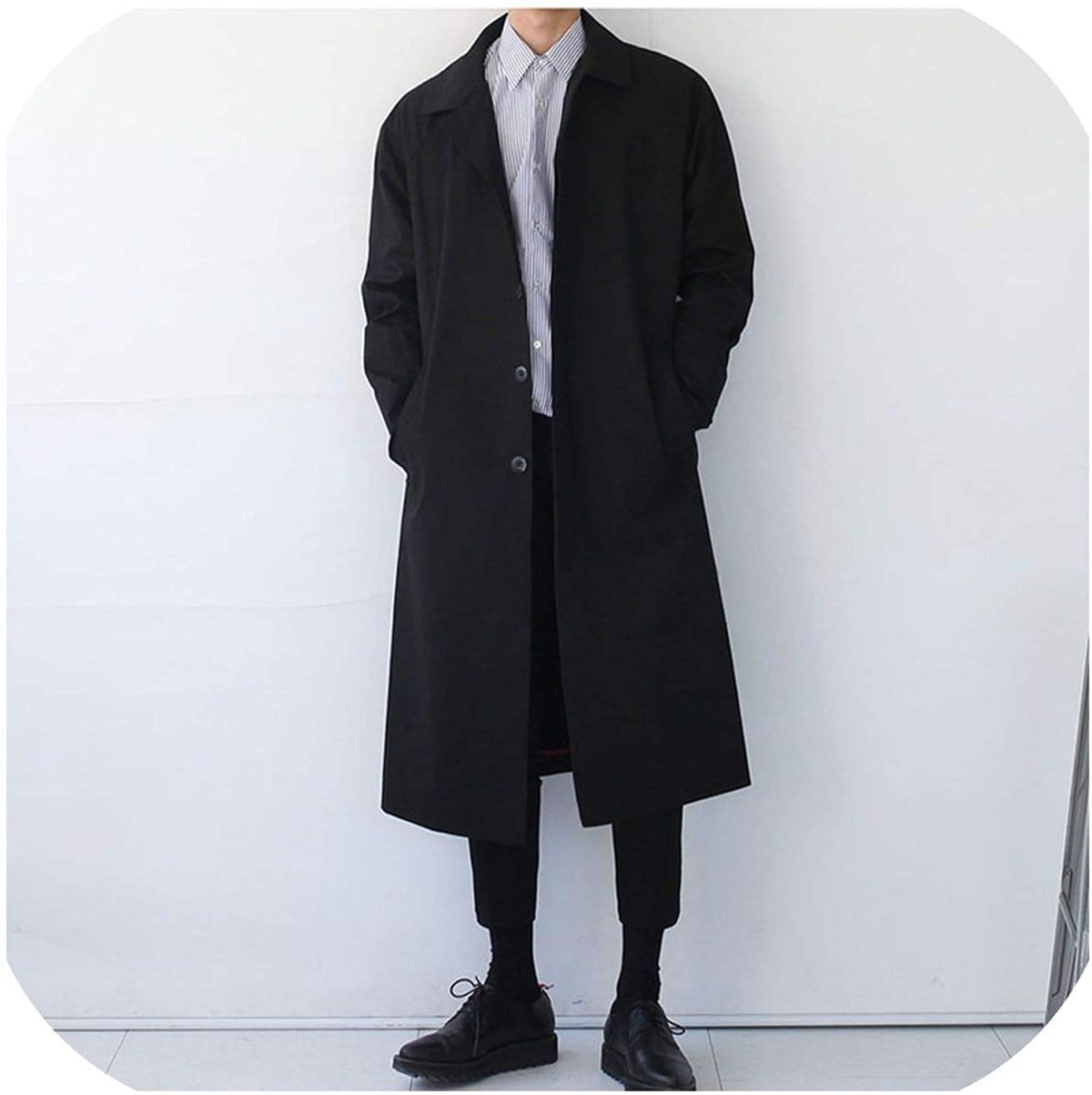 Тренч мужской длинный 2020