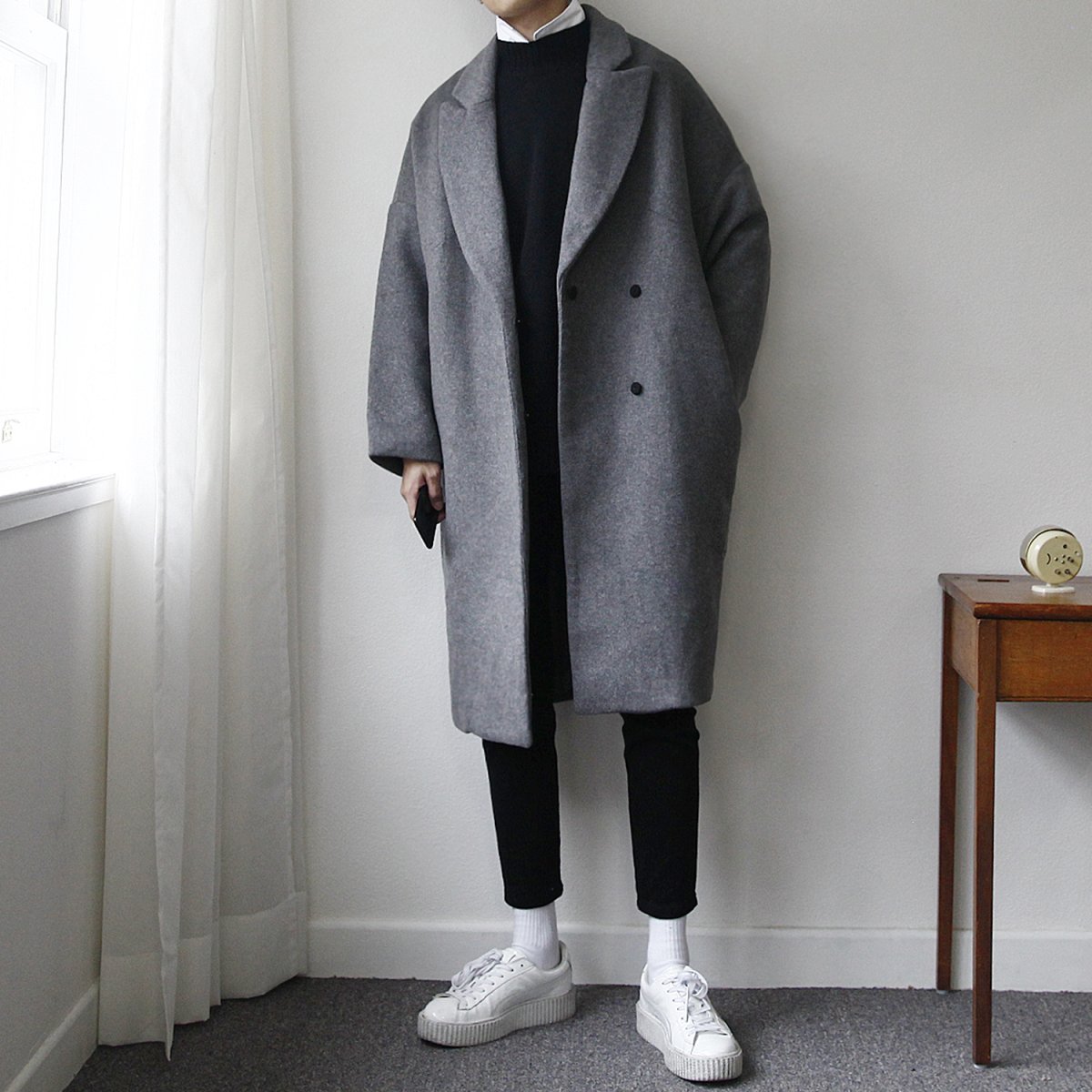 Оверсайз пальто мужское