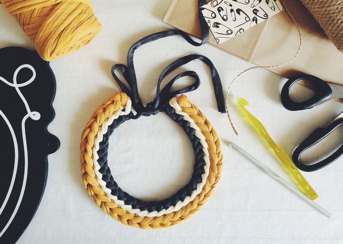 Бижутерия из трикотажной пряжи