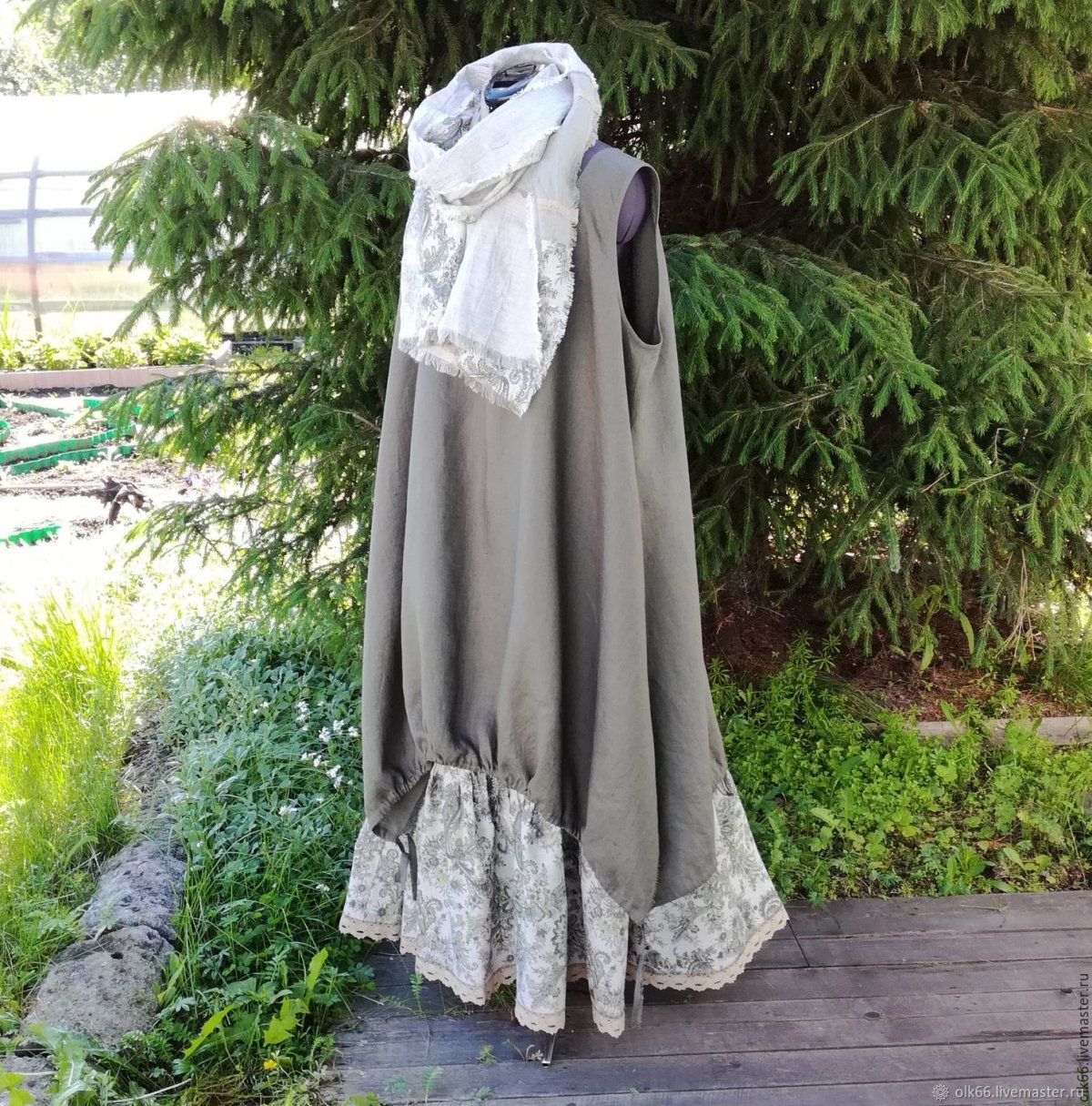 Платье бохо Йоко