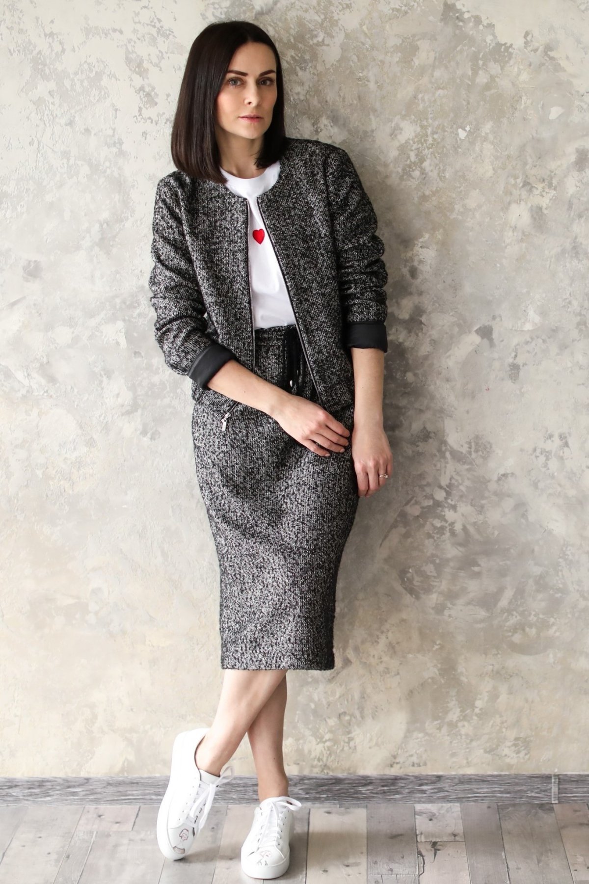 Твидовая юбка