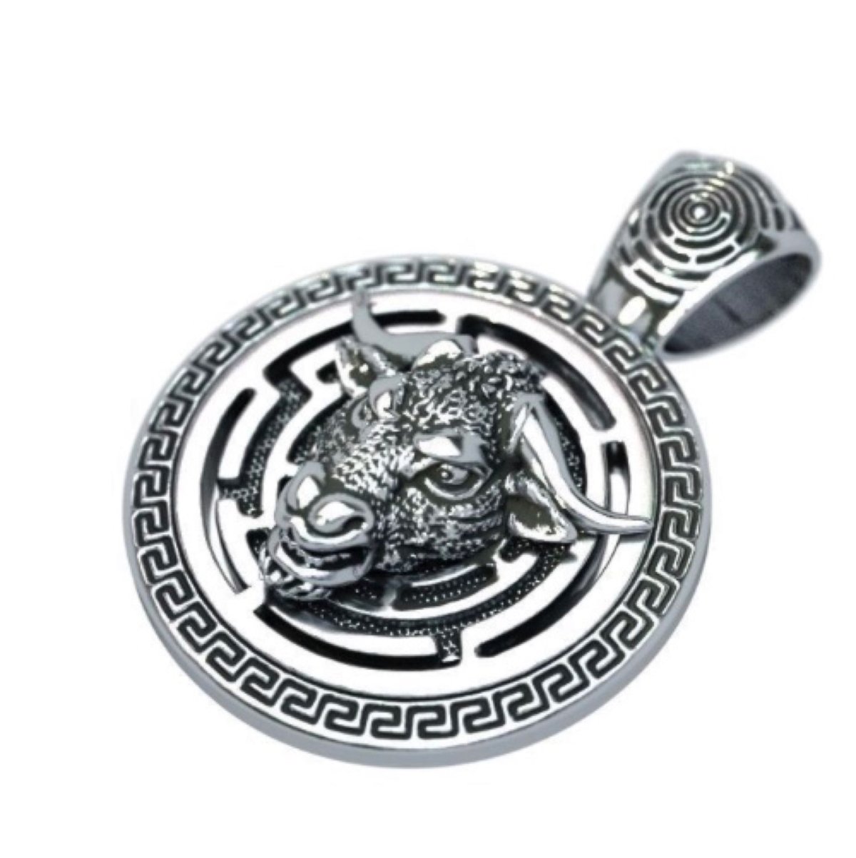 Подвеска бык золото Диамант