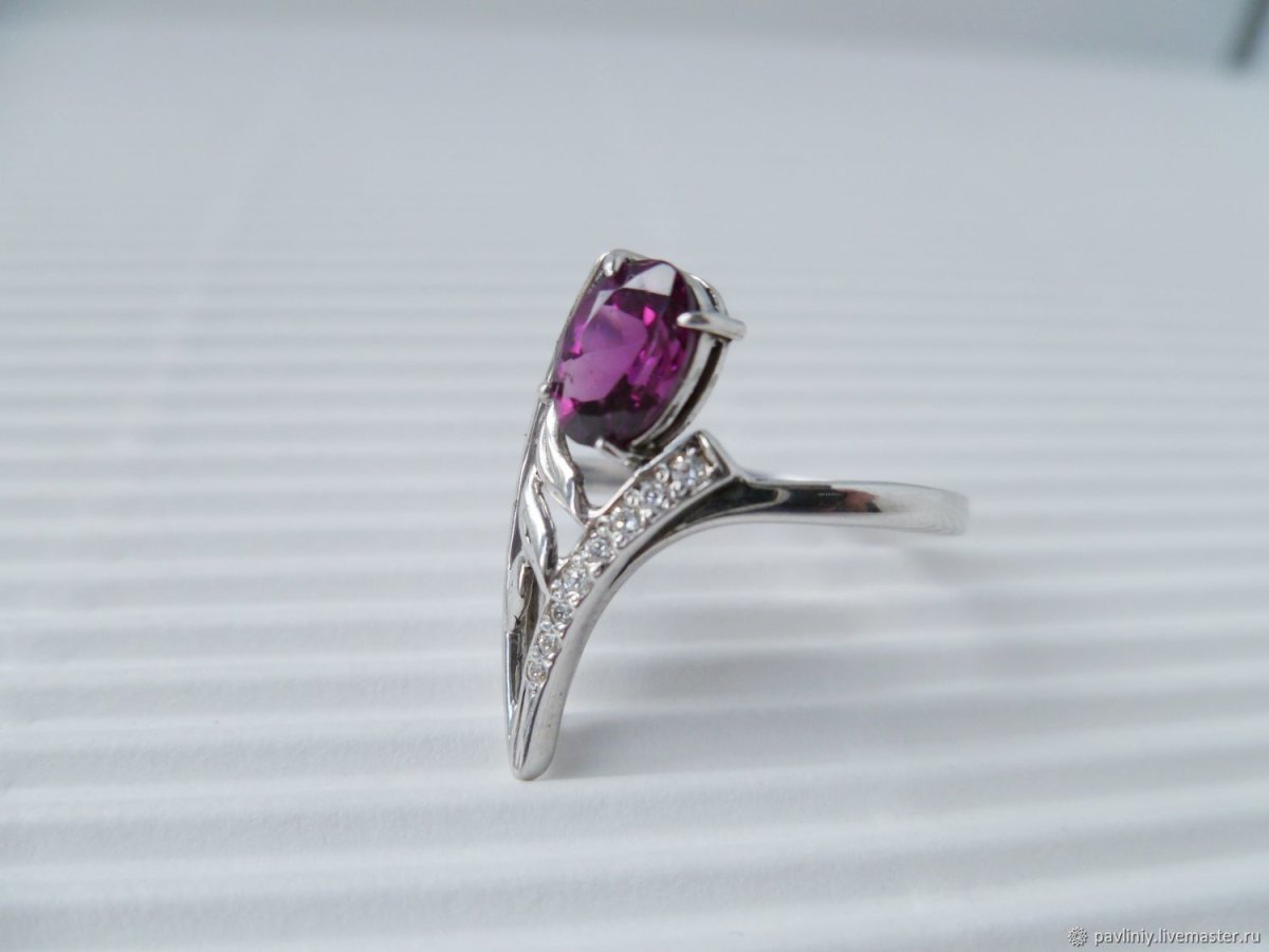 Турмалин в серебре комплекты