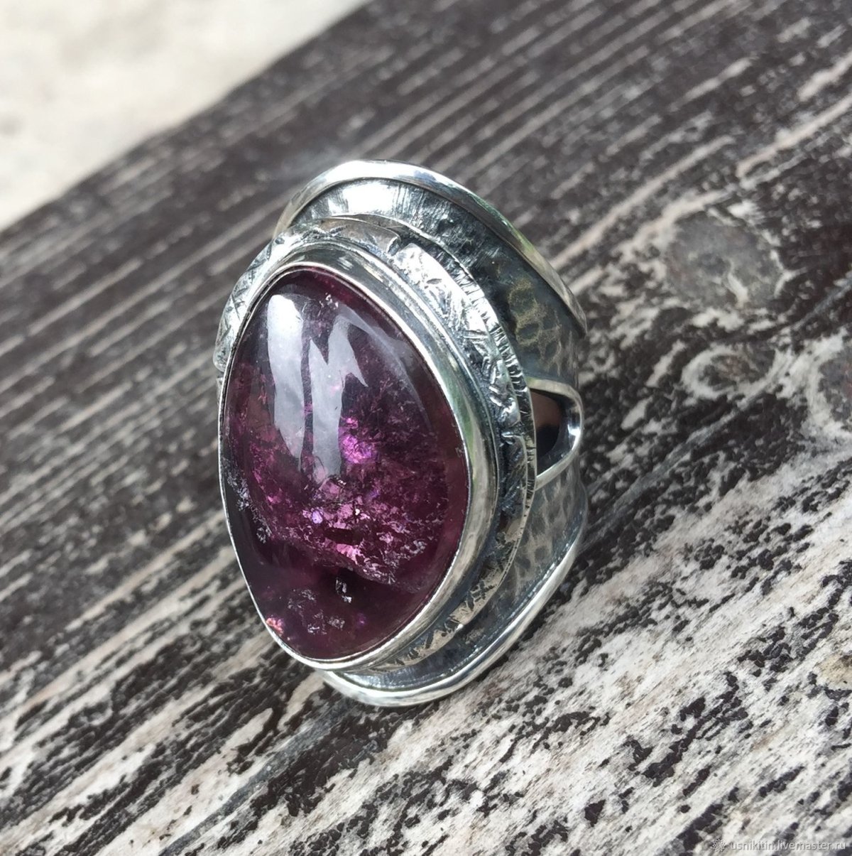 Арбузный турмалин украшения