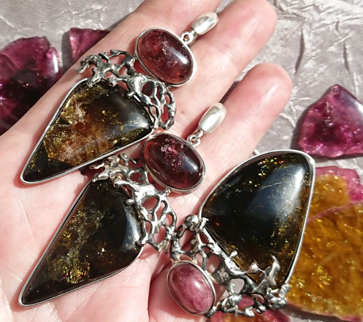 Ювелирные украшения с турмалином