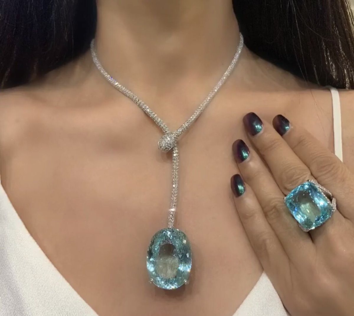 Арбузный турмалин украшения