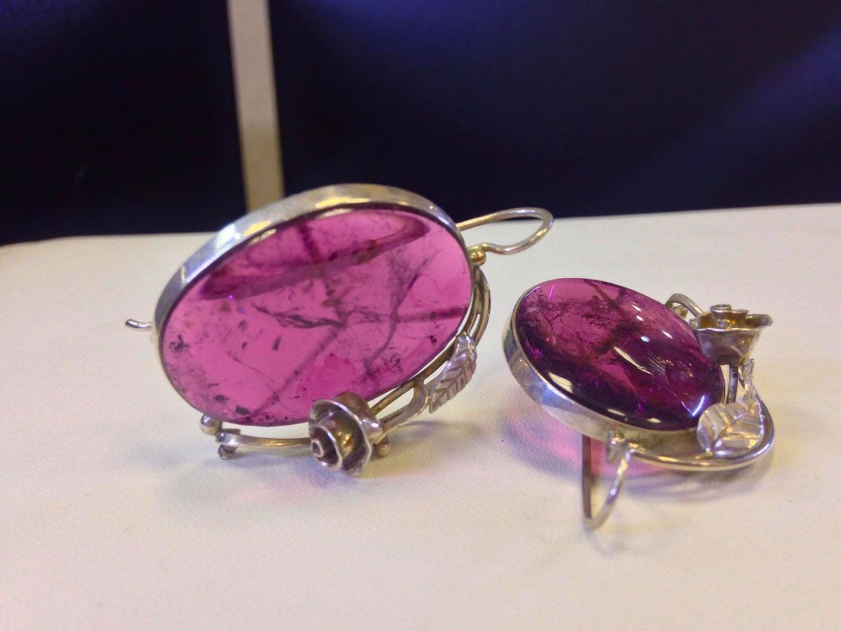 585 Кольцо с турмалином