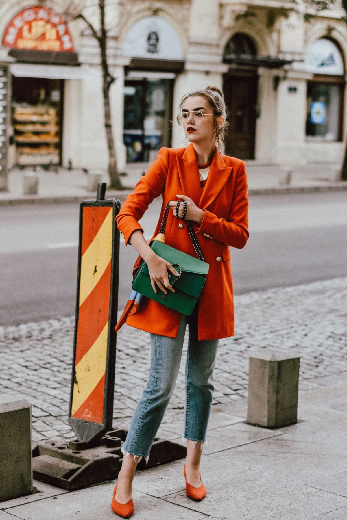 Оливия Палермо в зеленоv b l;bycf[