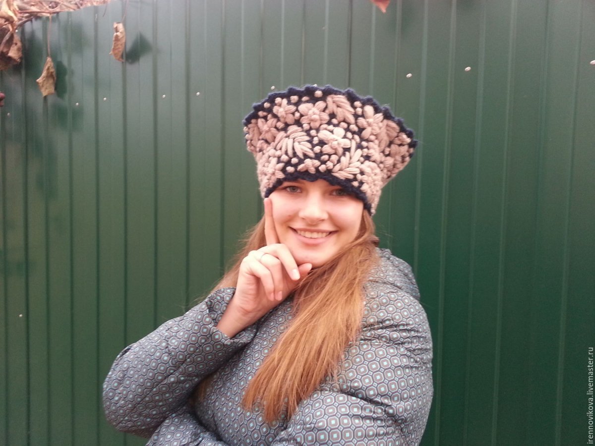 Шапка в русском стиле