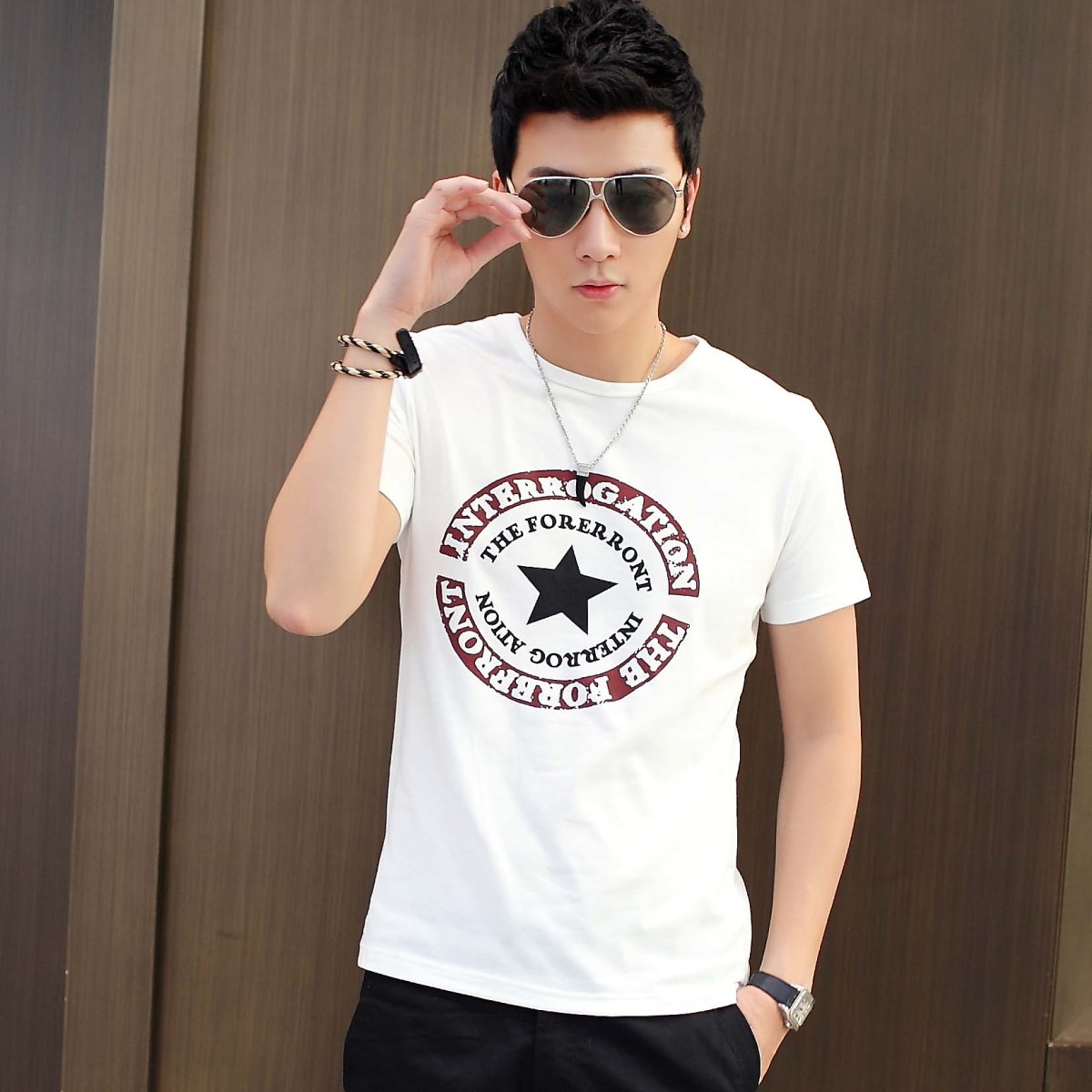 Белая футболка оверсайз