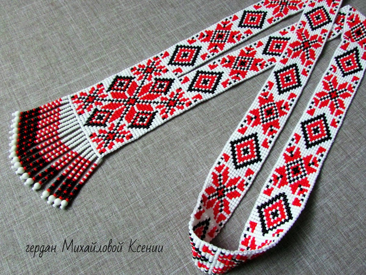 Чувашский орнамент вышивка бисером масмак