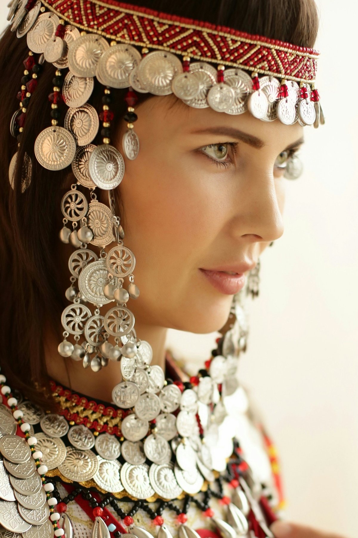 Бисерный воротник схема