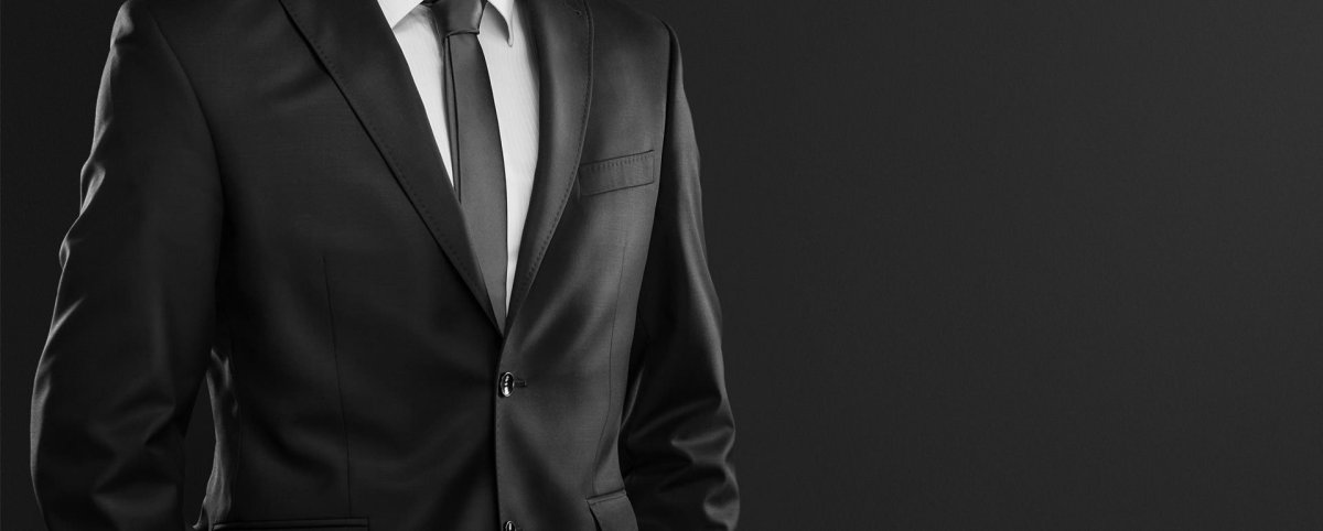 Мужчина в костюме фон