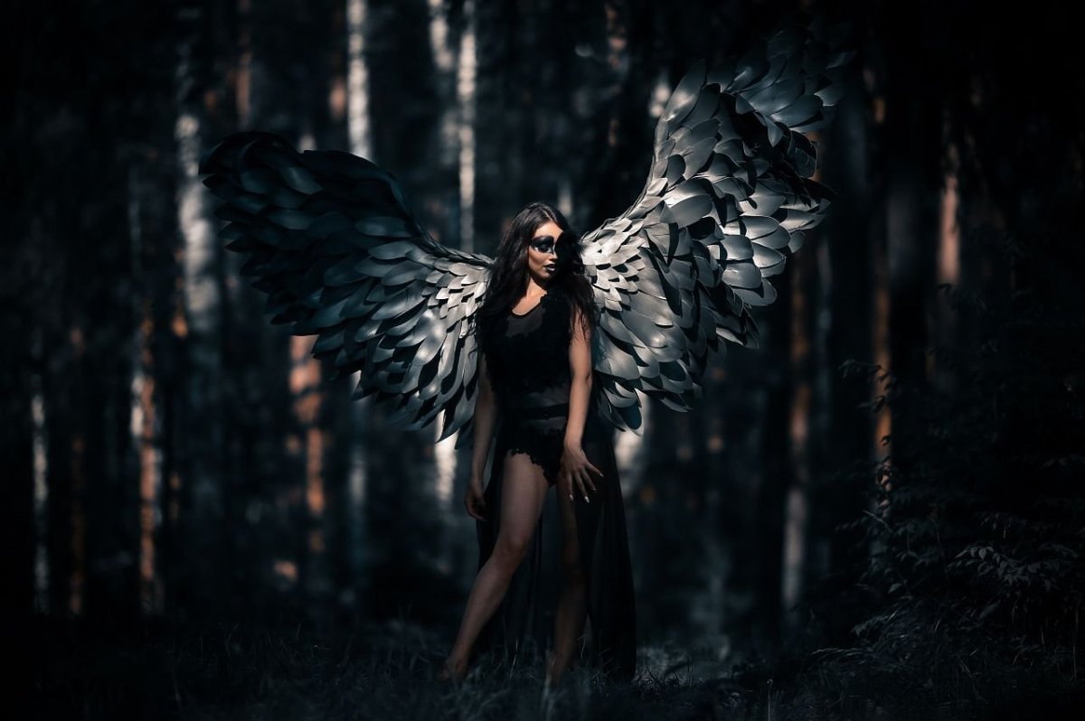 Фотосессия с крыльями