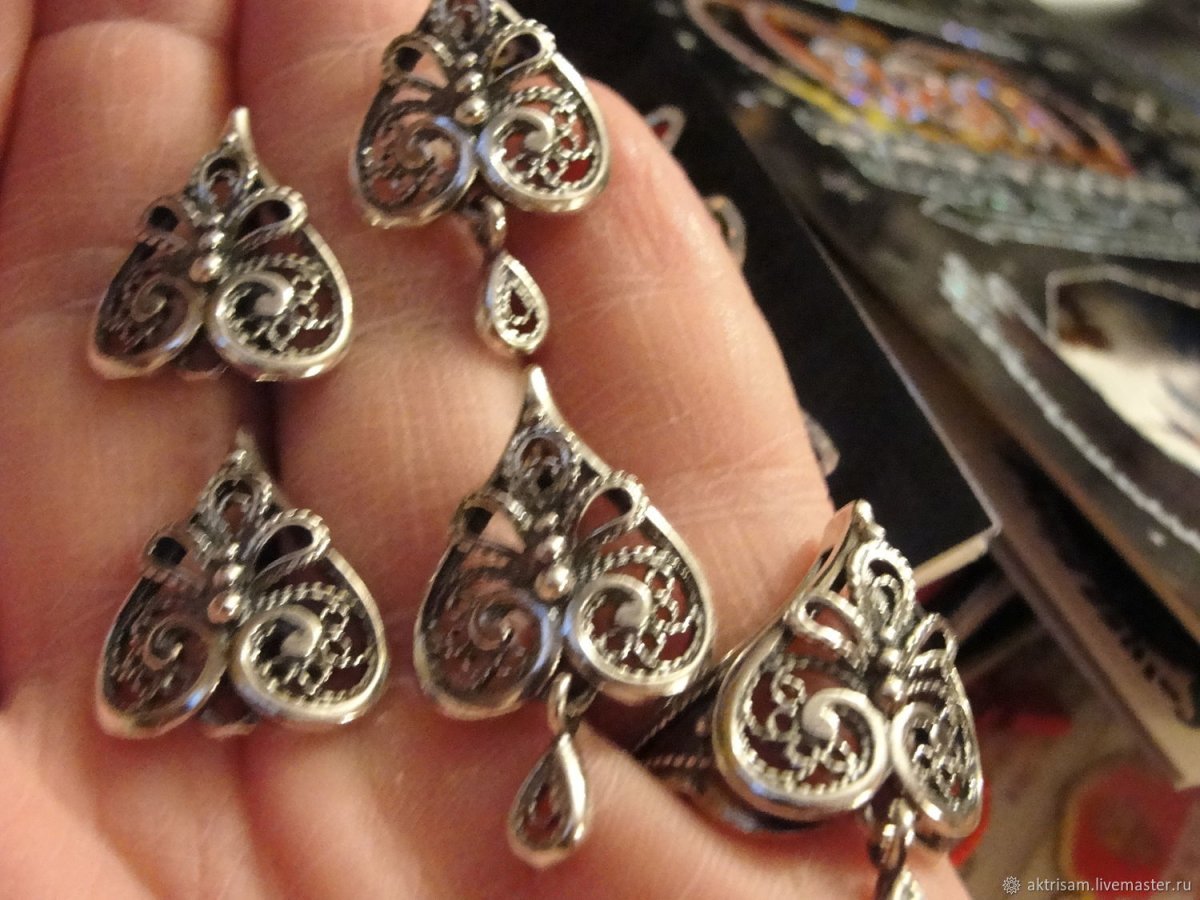 Vintage украшения малахит