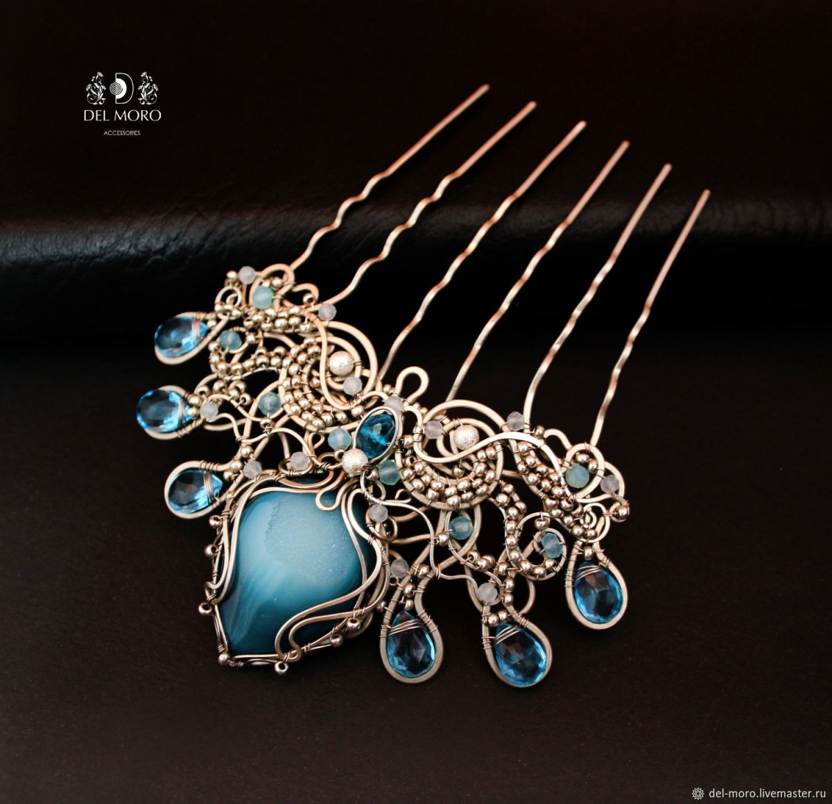 Колье из мельхиора декоративное