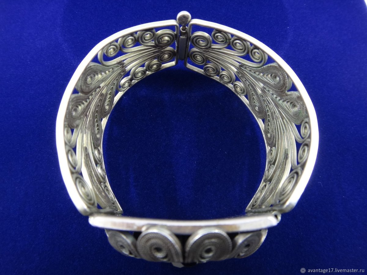 Серьги серафинит мельхиор