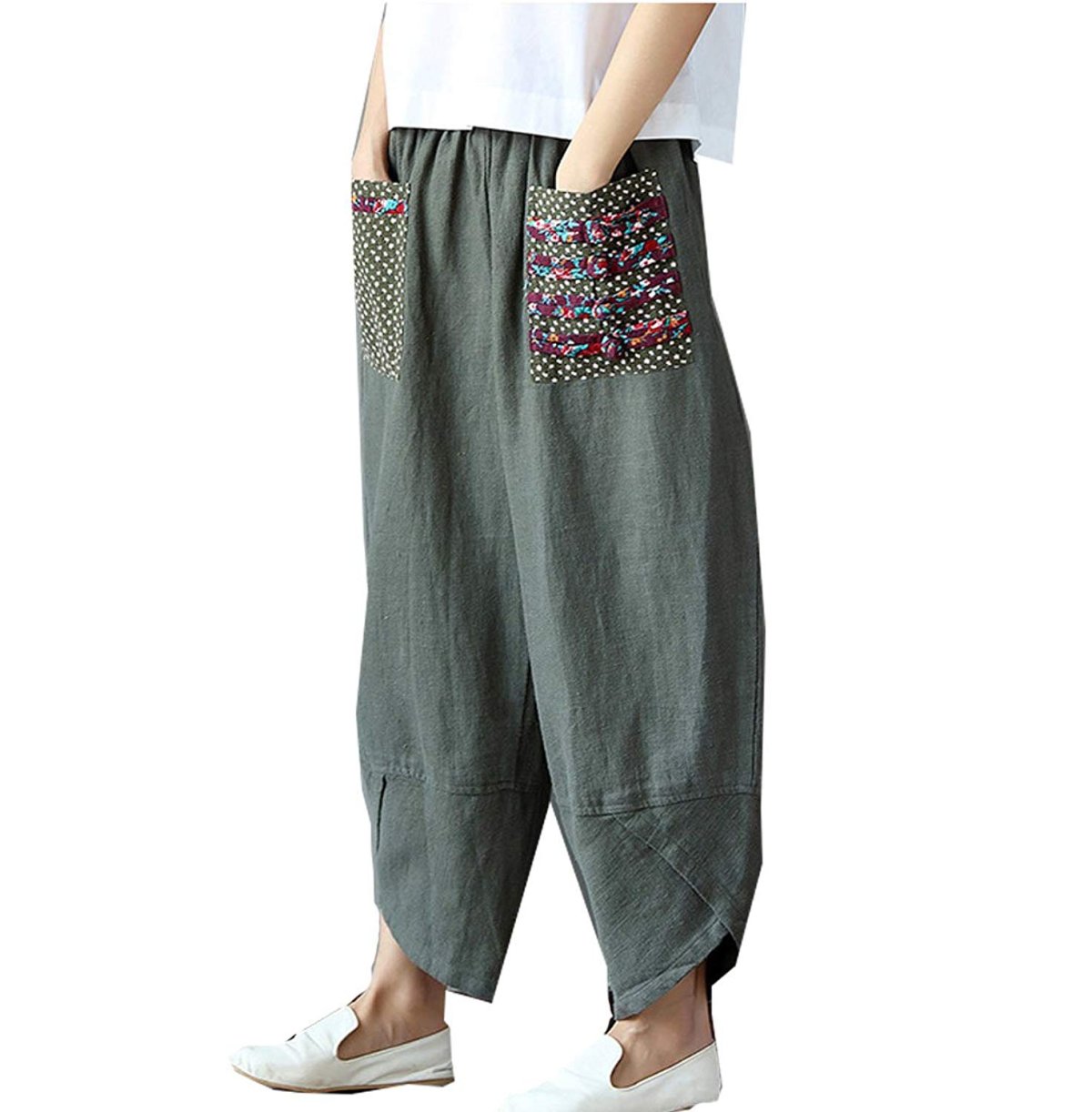 Брюки бохо валберис