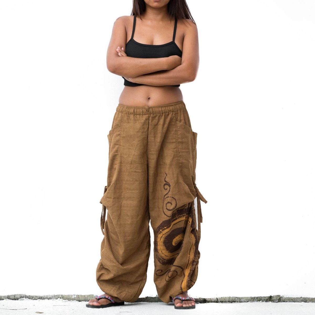 Вельветовые брюки карго