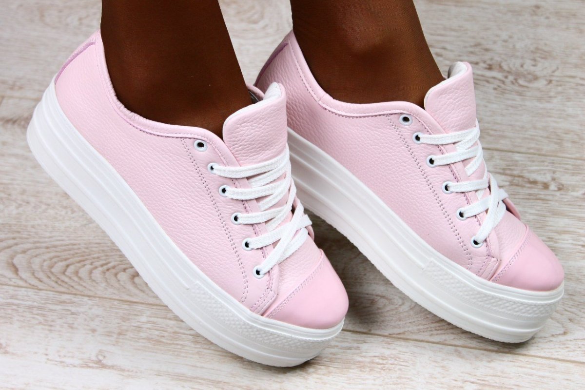 Кеды на платформе женские