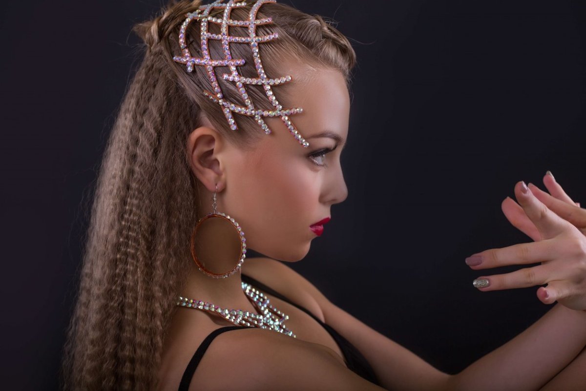 Украшение для волос для бальных танцев
