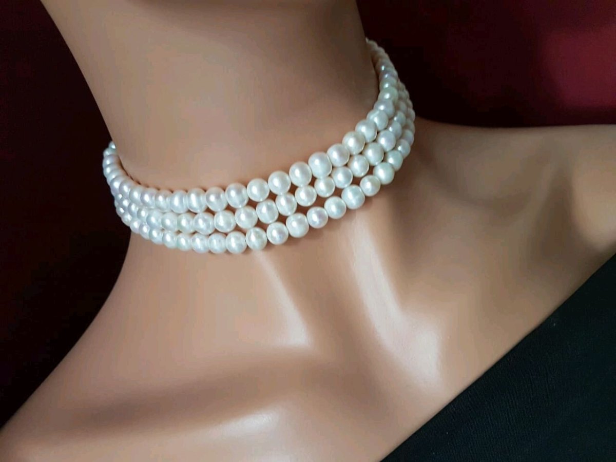 Диор чокер жемчуг