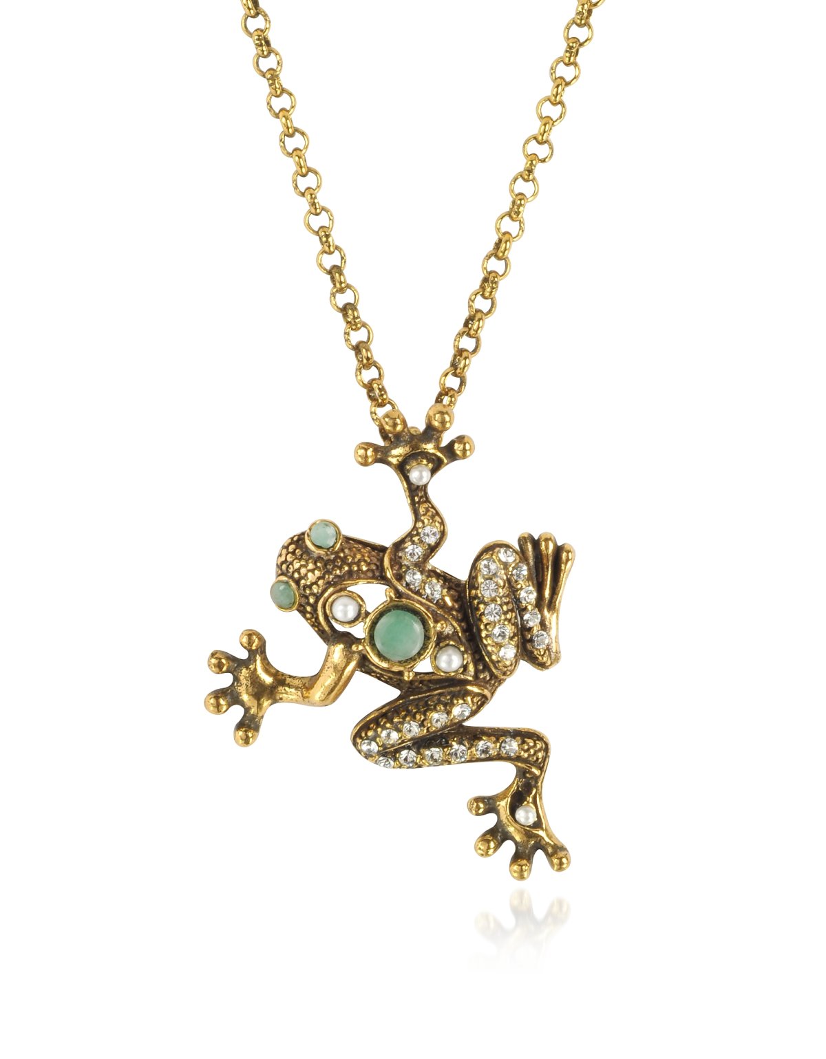 Кулон лягушка