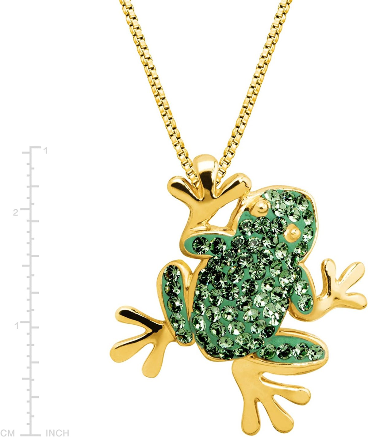 Кулон лягушка с движениями
