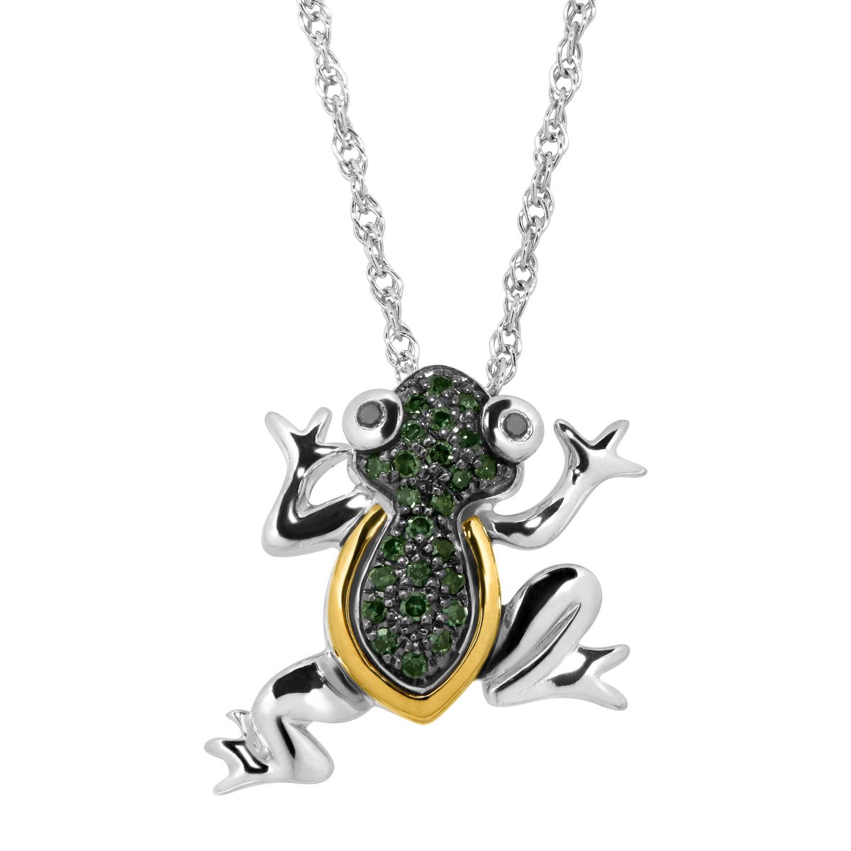 Кулон с лягушкой сестре