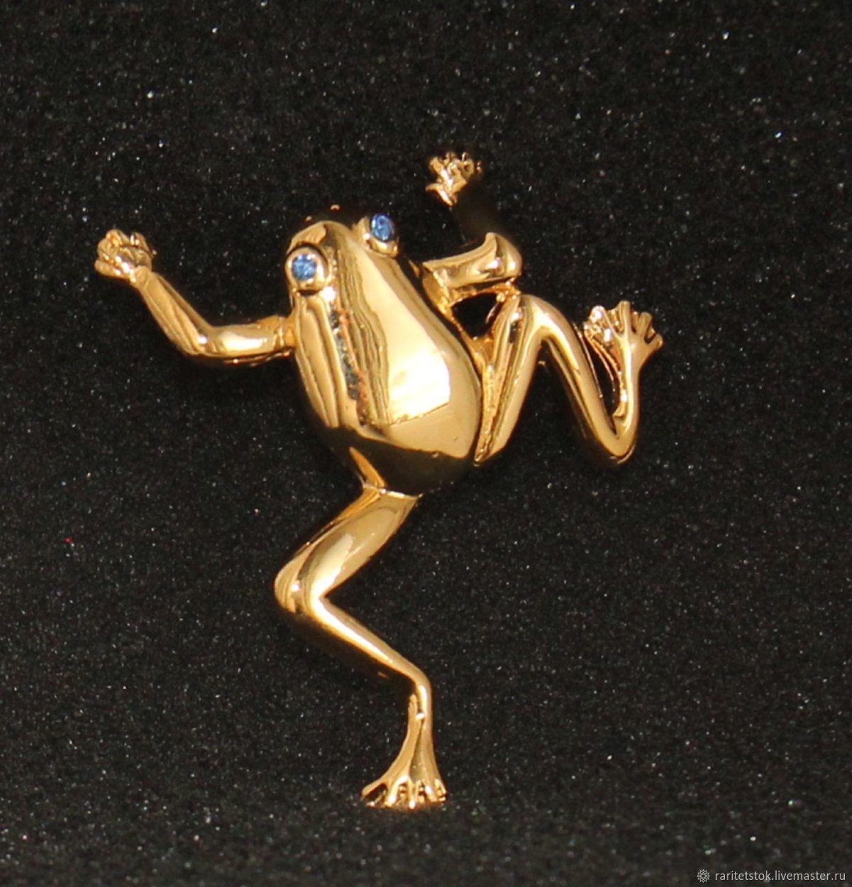 Брошь лягушка Альказер