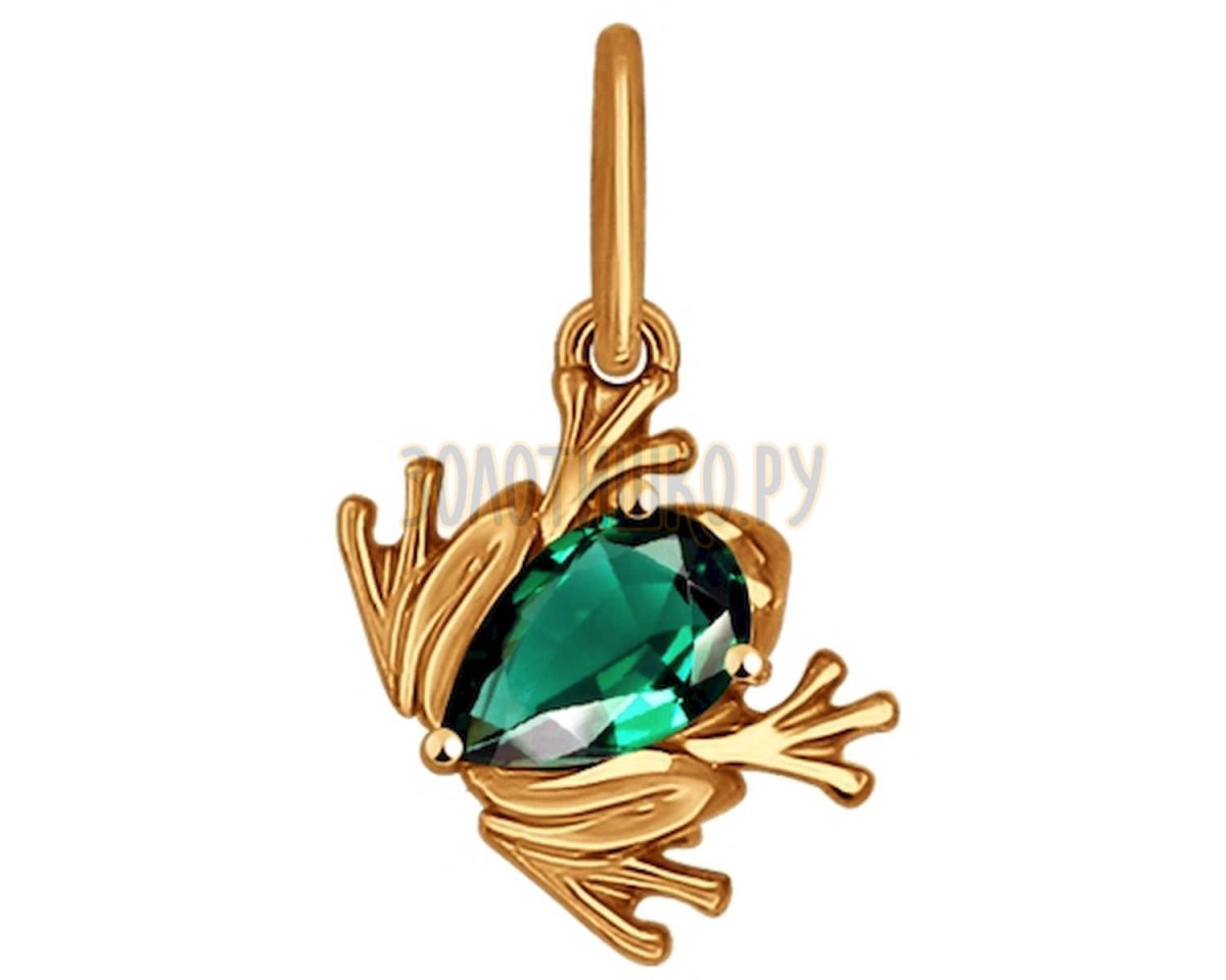 Подвеска в виде Жабы