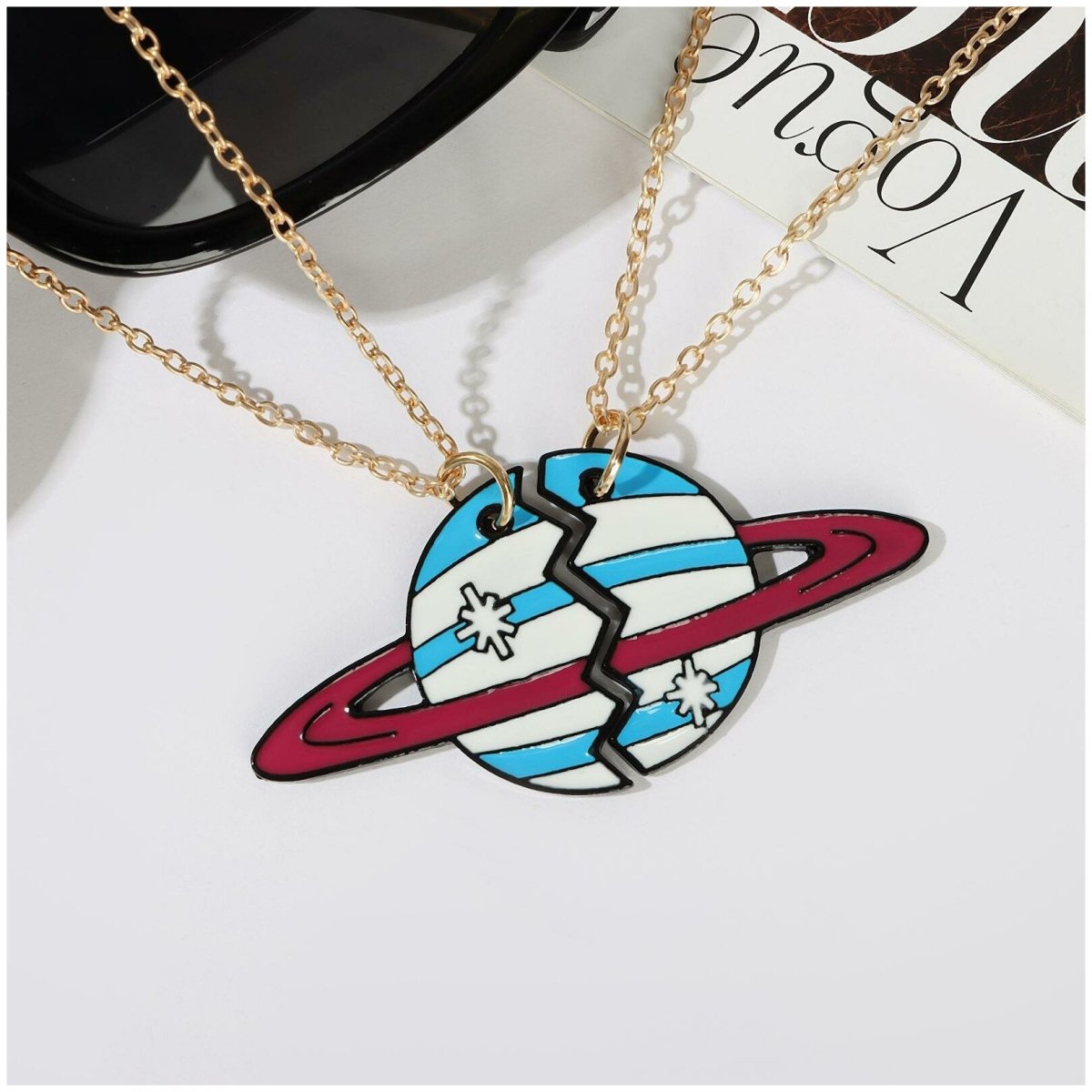 Кулон Планета Сатурн