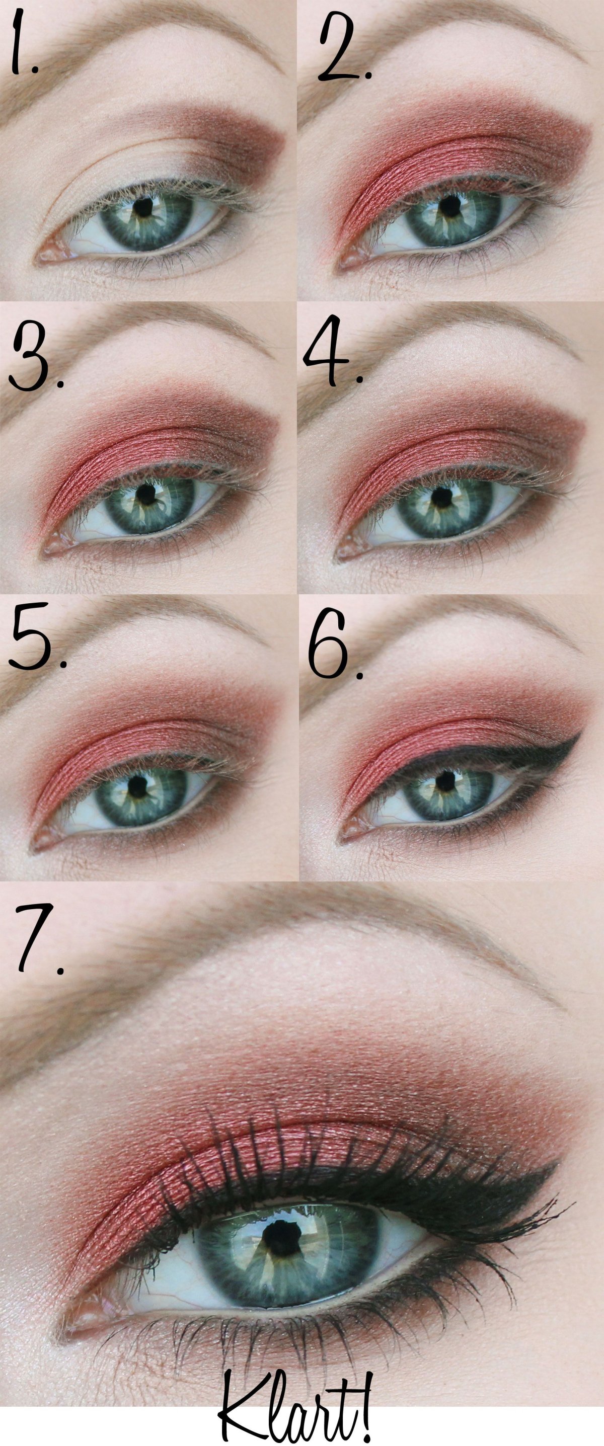 Макияж на голубые глаза осень