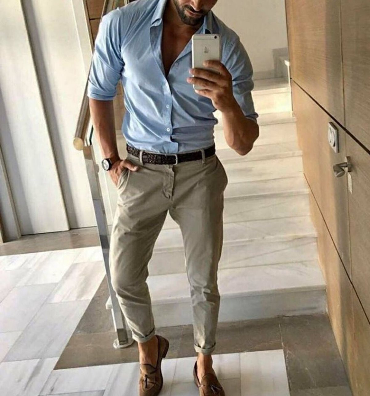 Деловой лук мужской