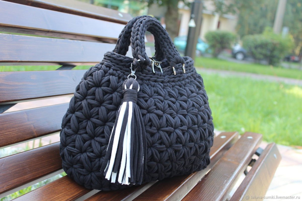 АВОСЬКА из трикотажной пряжи крючком