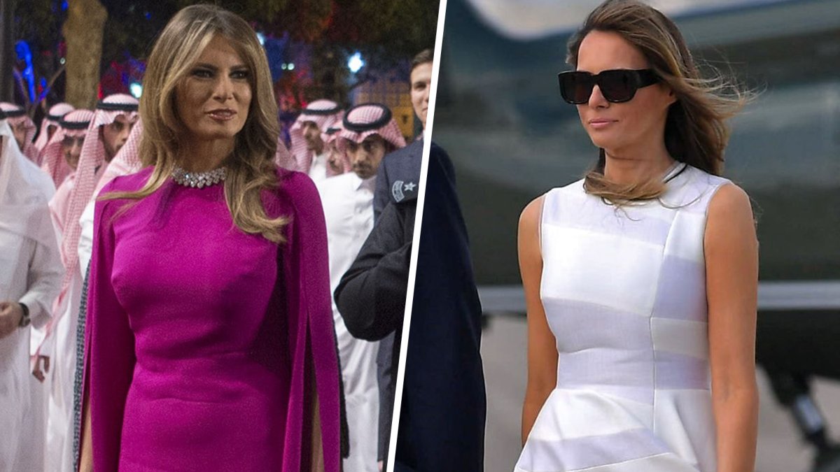 Мелания Трамп в юбке карандаш