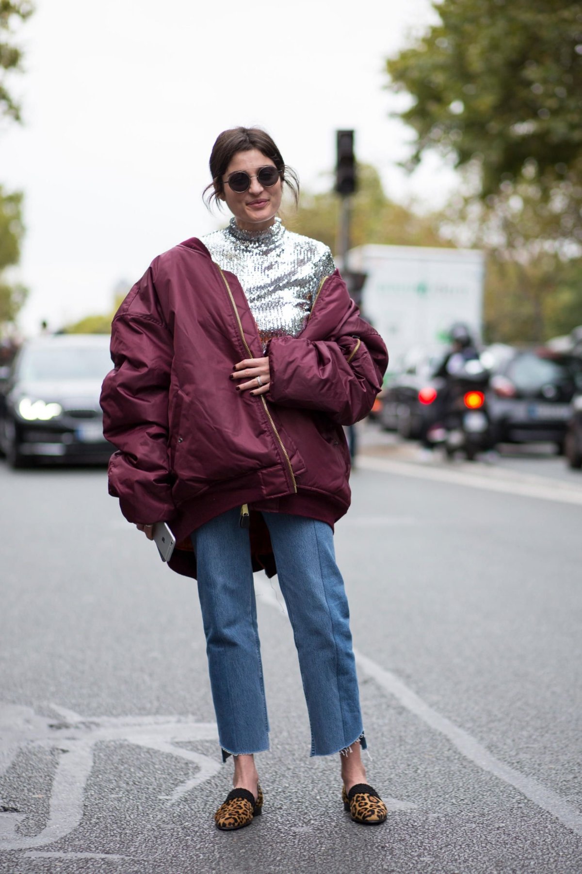 Пуховик оверсайз стрит стайл