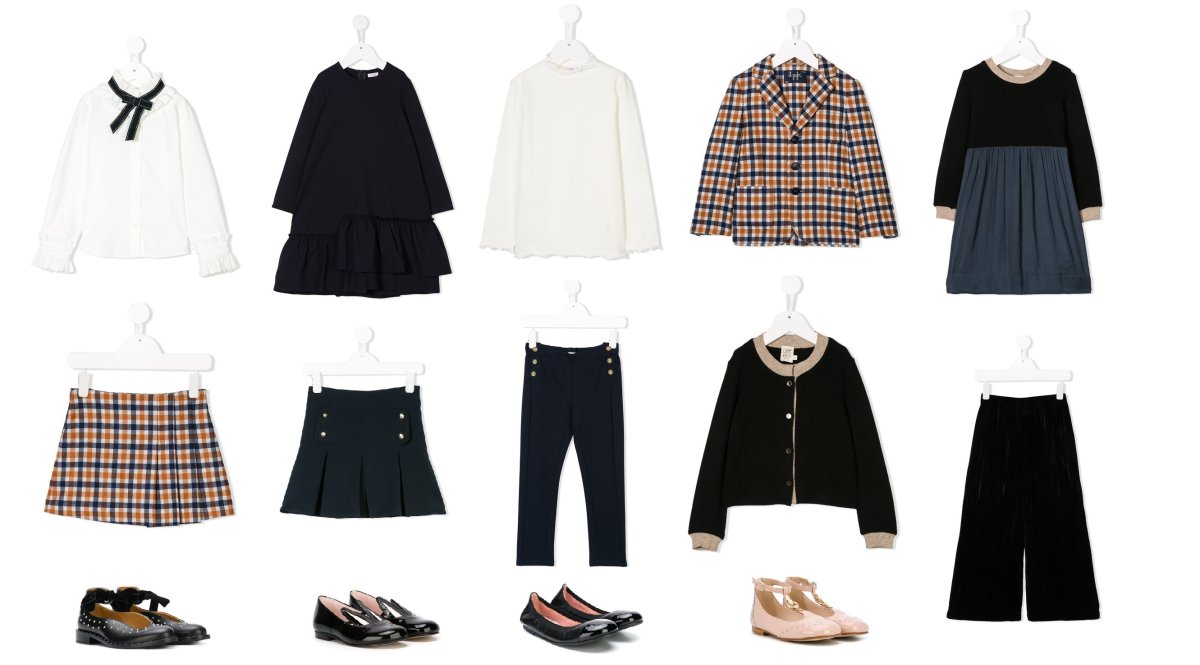 Модная одежда в школу