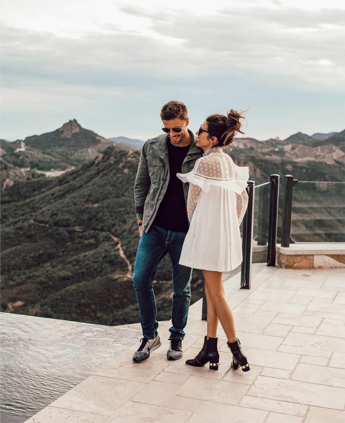 Негин Мирсалехи и ее парень