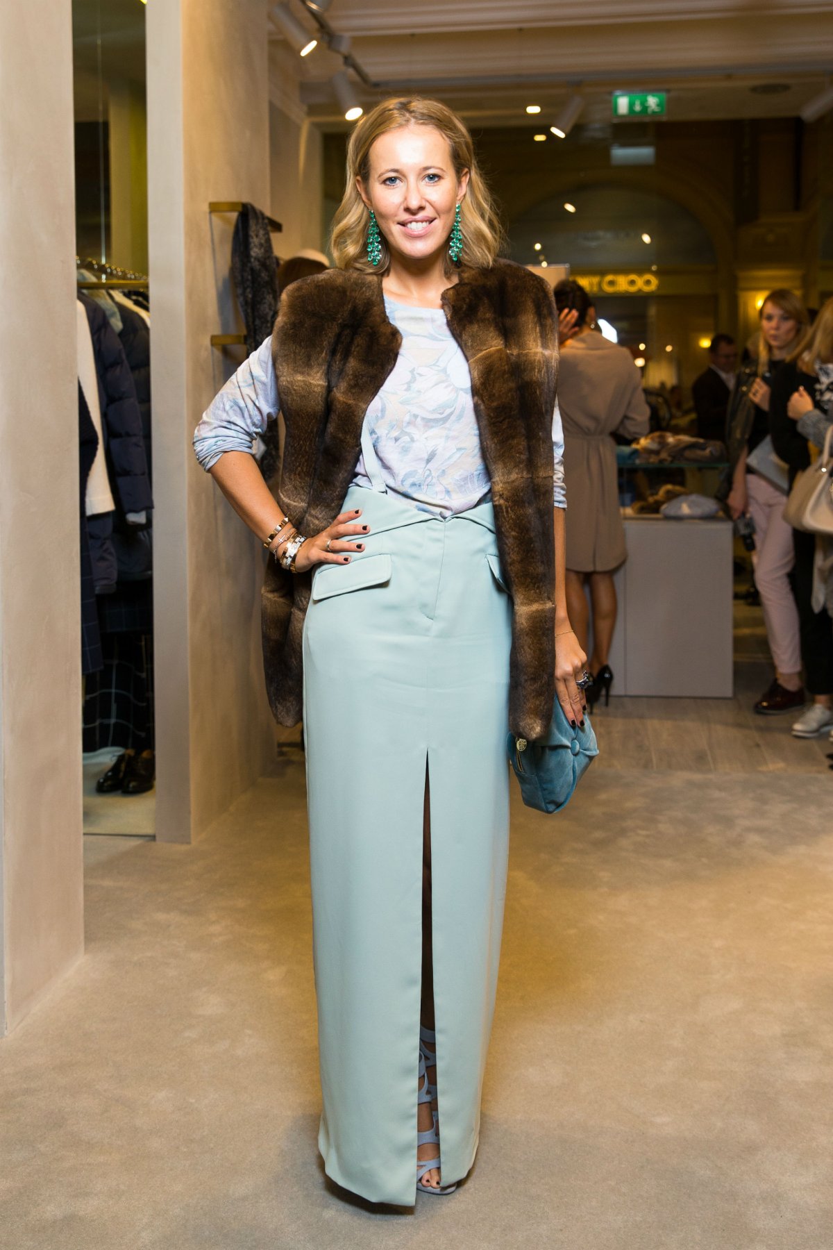 Ксения Собчак в платье