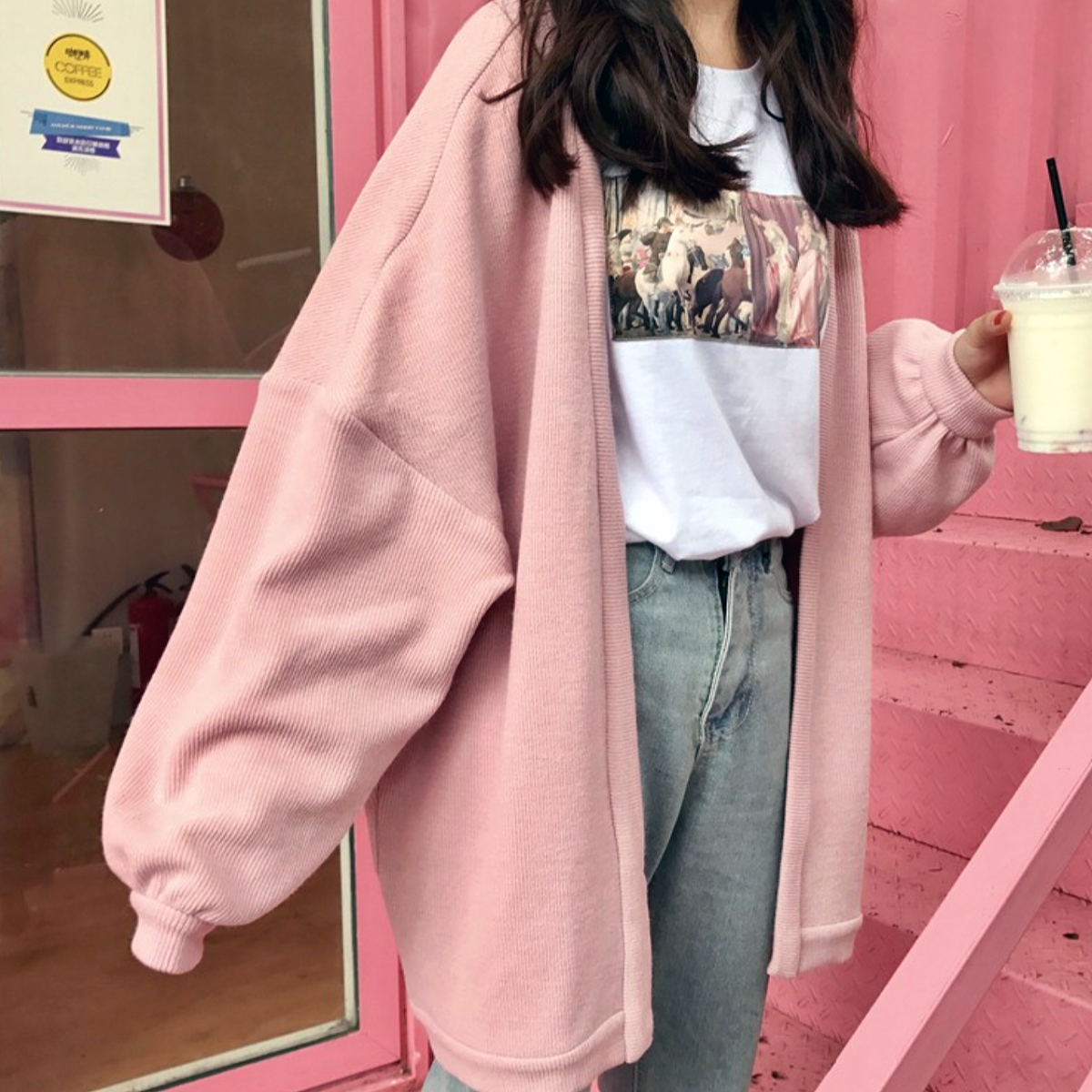 Корейская одежда оверсайз