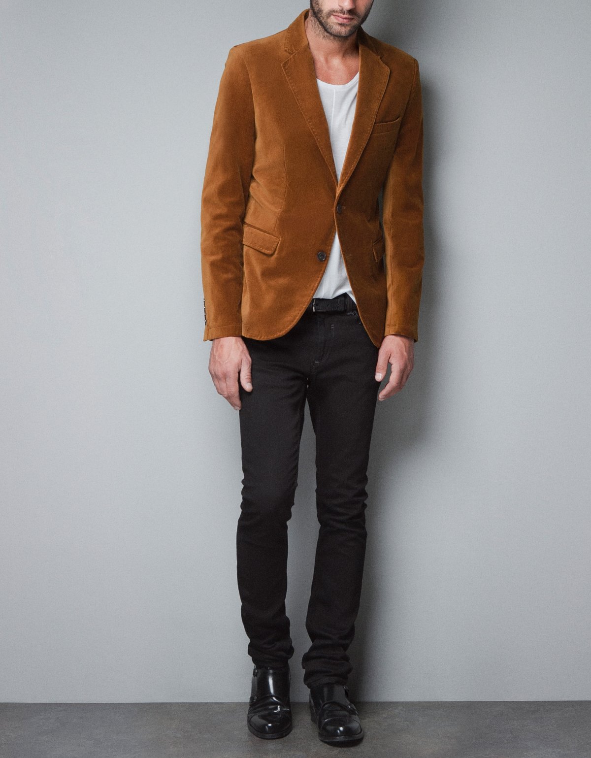 Мужские Луки с пиджаком