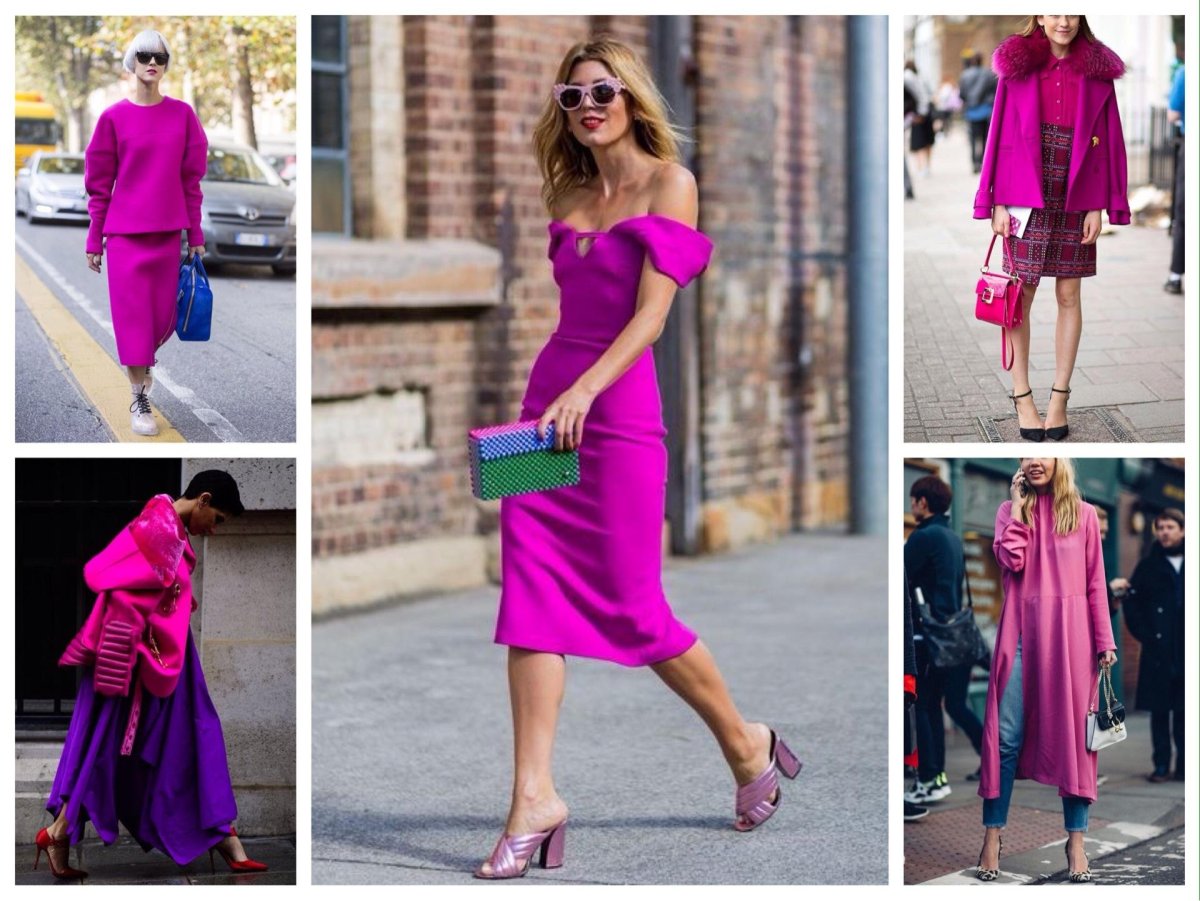 Фиолетовая одежда