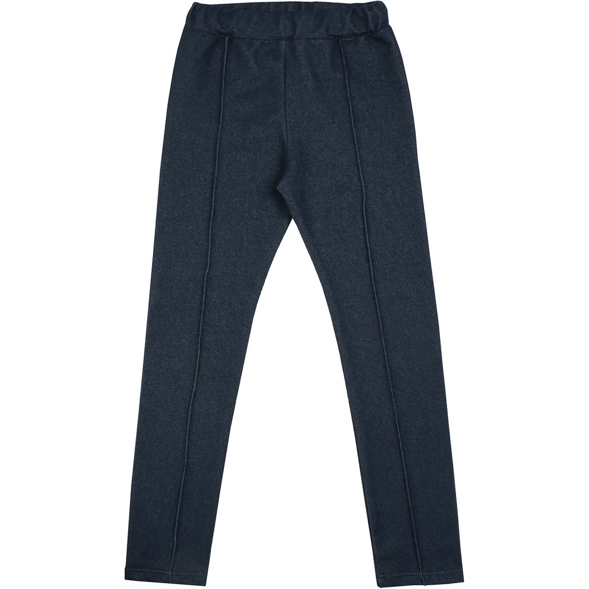 Школьные брюки для девочки синие в полоску