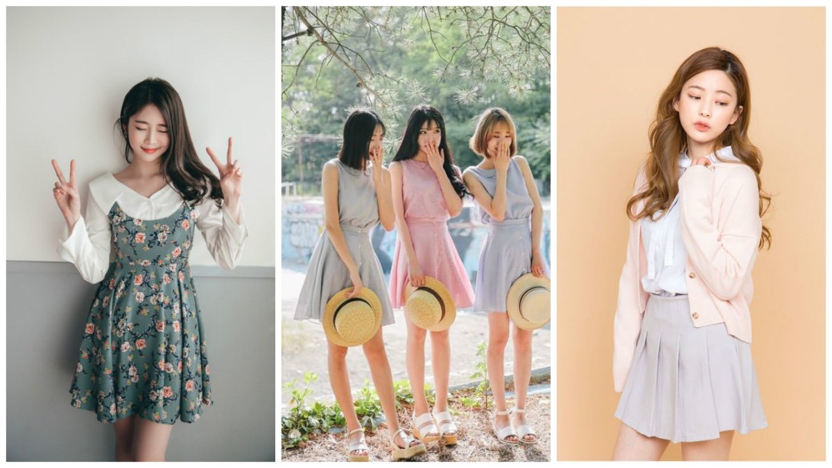 Сарафан одежда в корейском стиле