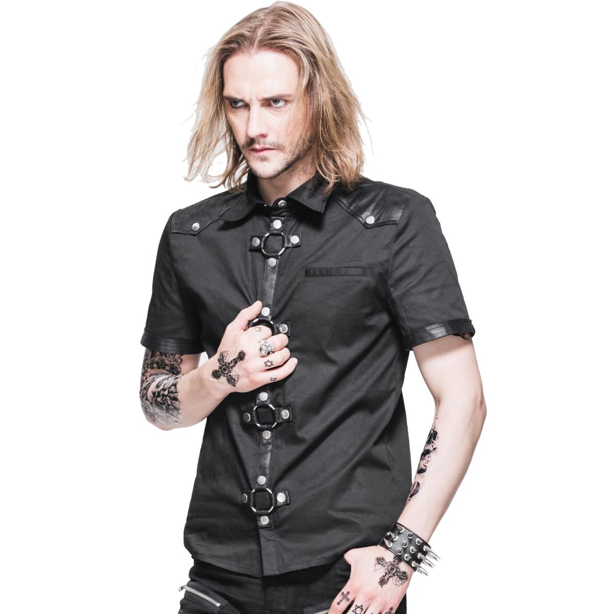 Рубашка панк мужская