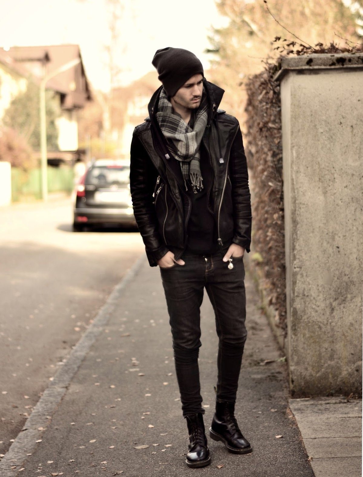 Мужчины Грандж гранж стиль