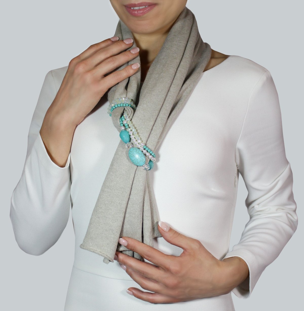 Шарф цепочка