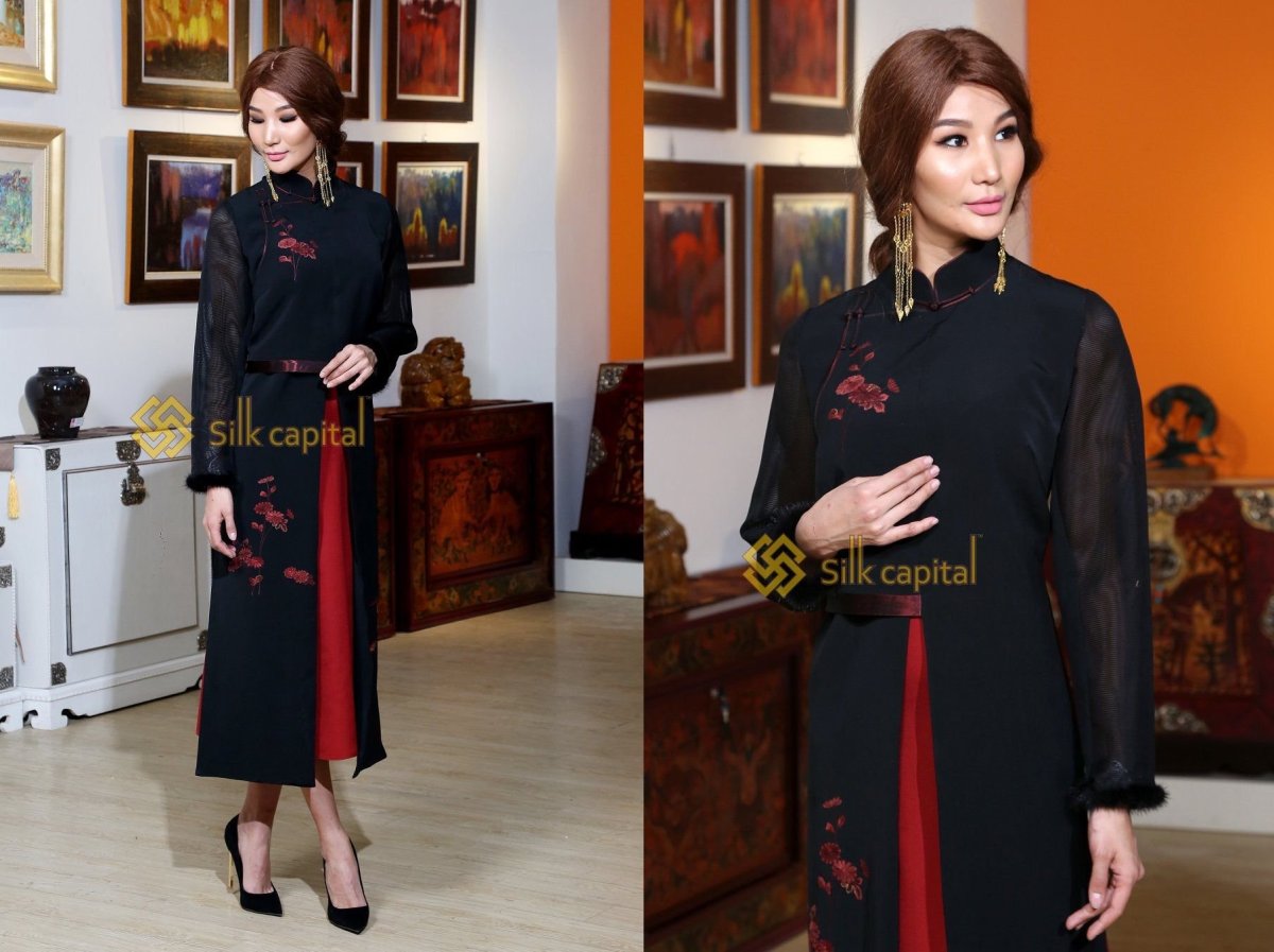 Пальто в китайском стиле