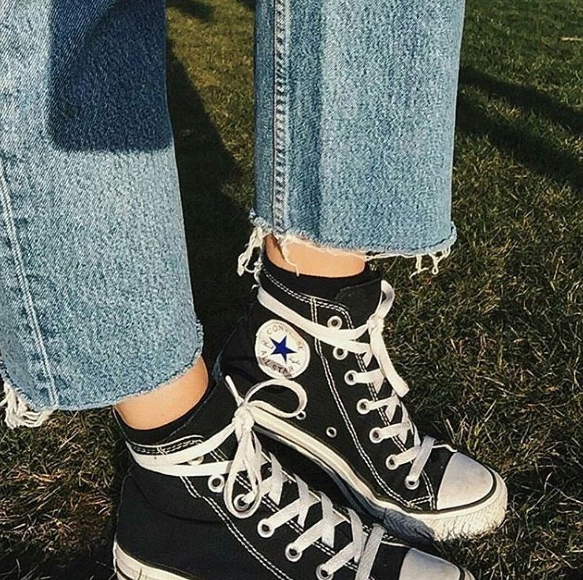 Стиль гранж конверсы